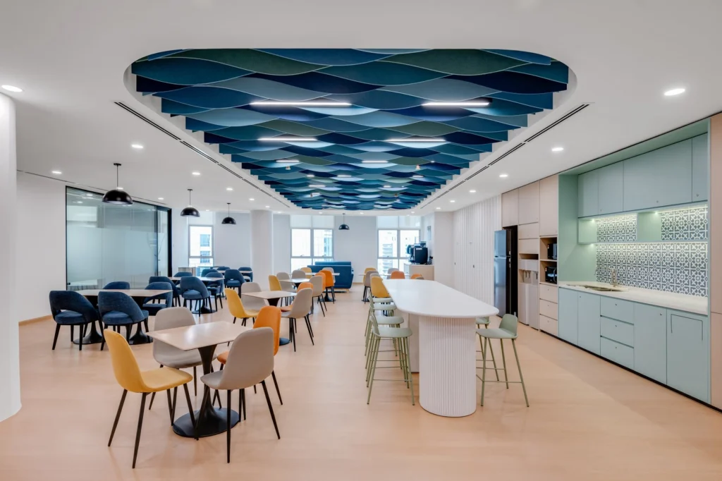 Breakout lounge and pantry fit-out by Hartamas Design Associates